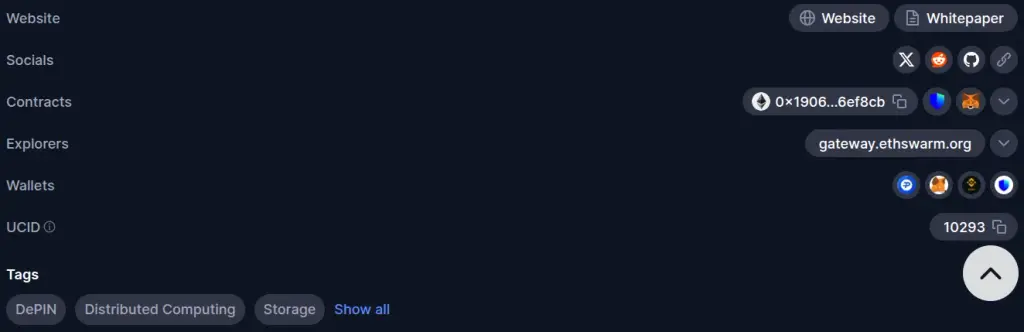 swarm токен