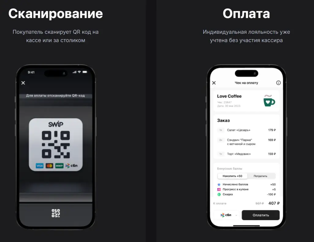 свип приложение система лояльности свип приложение система лояльности