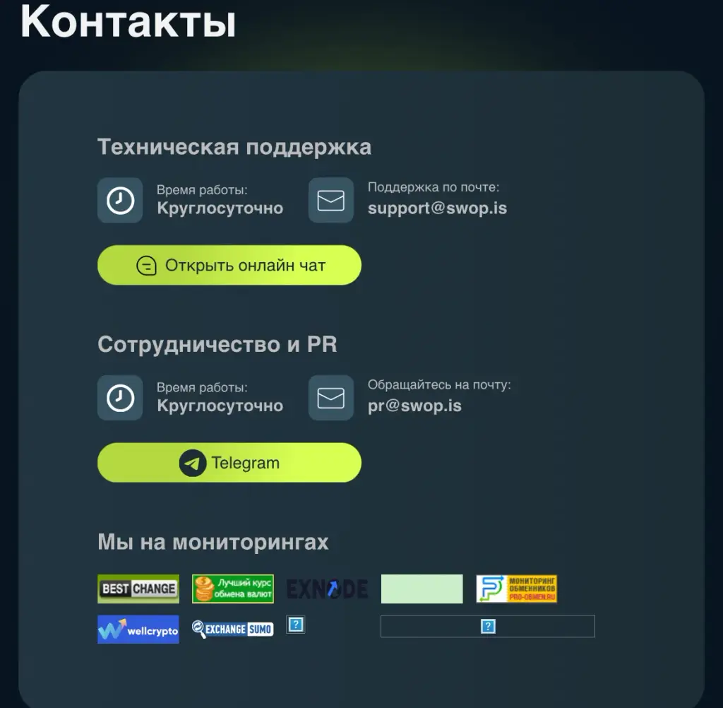 своп ис