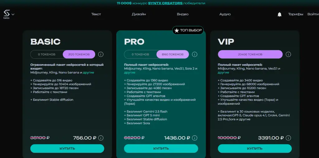 syntxaibot нейросеть бот отзывы