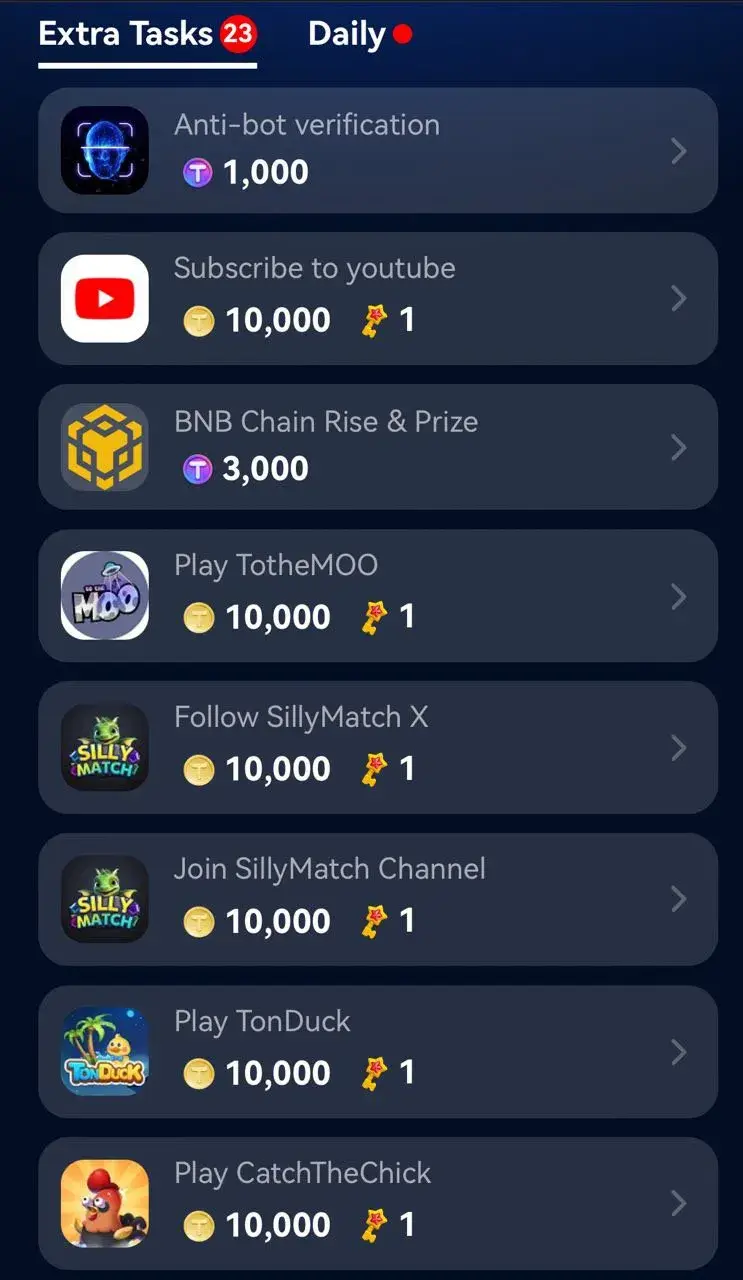 tap coins