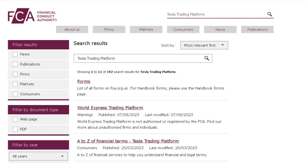 Tesla Trading Platform com fca Tesla Trading Platform com fca