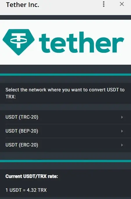 tether inc bot