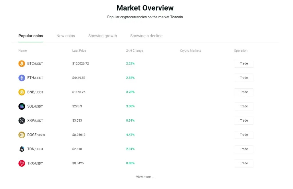 toacoin com