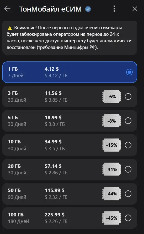 мобайл есим телеграмм