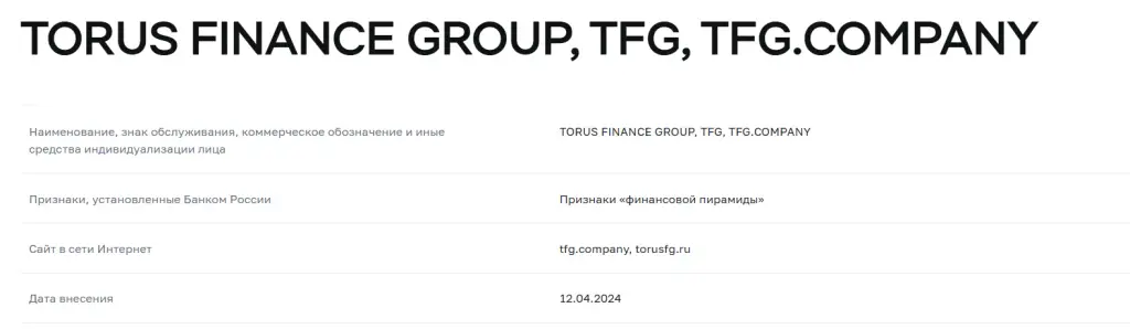 torus finance group