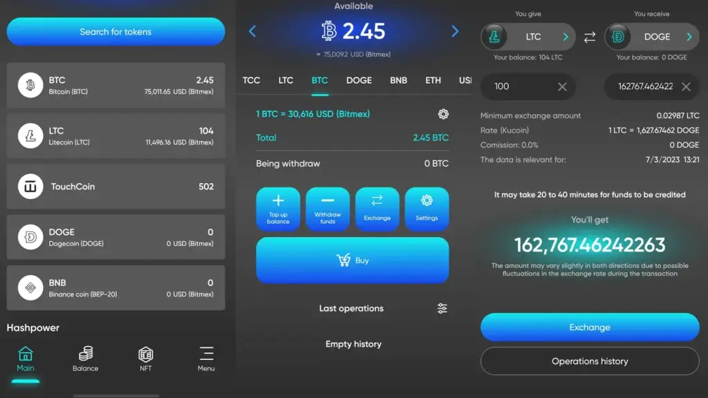 touch wallet отзывы
