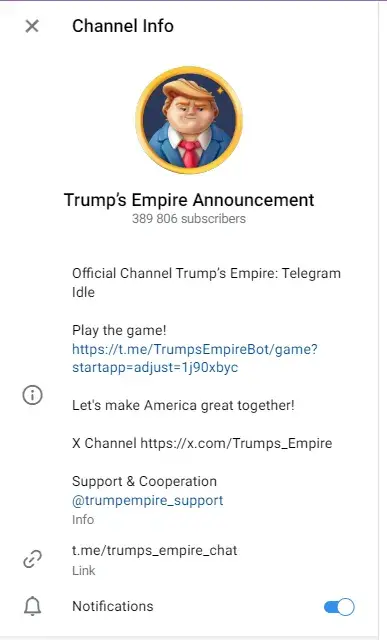 trump s empire телеграм