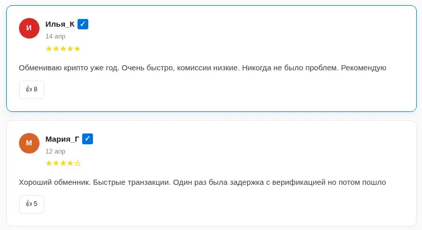 trust change биржа
