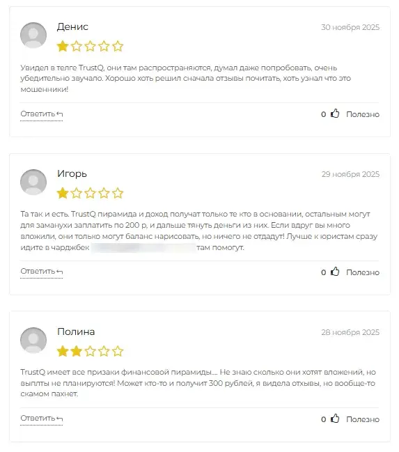 https trustq pro отзывы