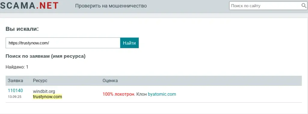 trustynow com отзывы