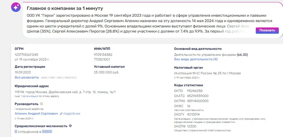 ук герои рублевые перспективы отзывы