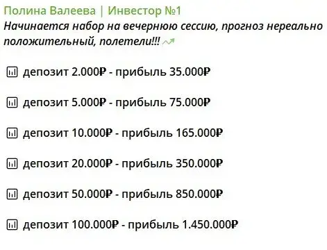 валеева полина инвестиции