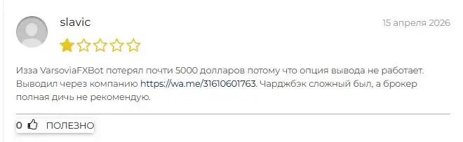 varsoviafxbot отзывы