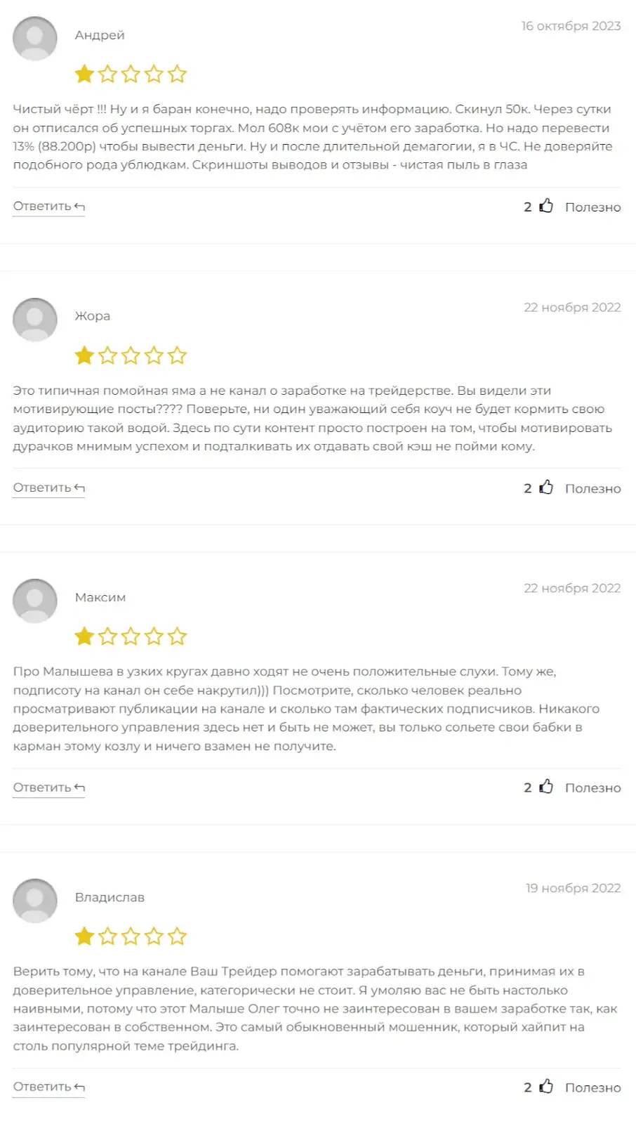 ваш трейдер