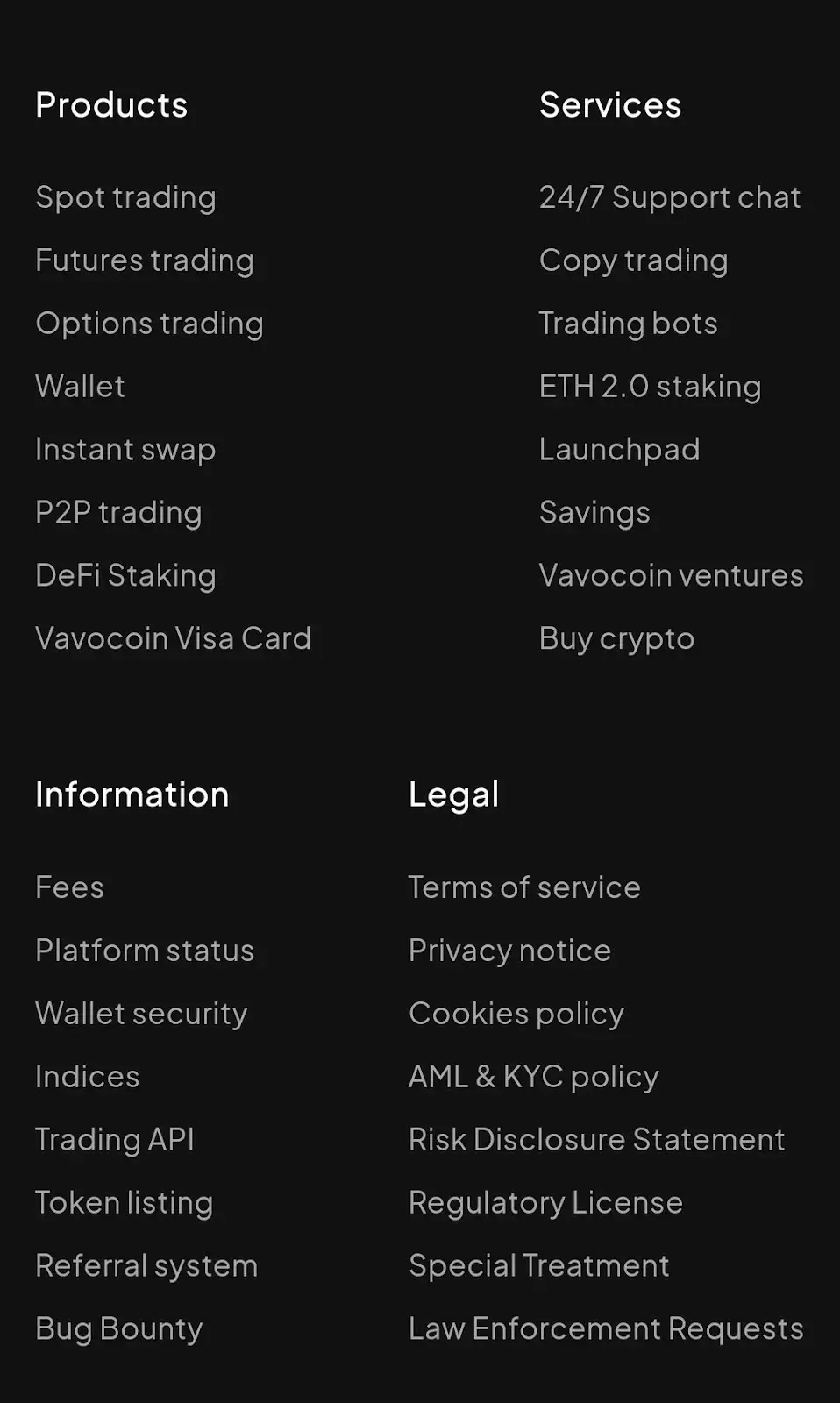 vavocoin биржа