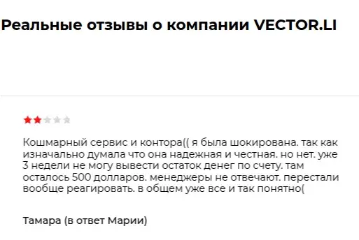 vector заработок