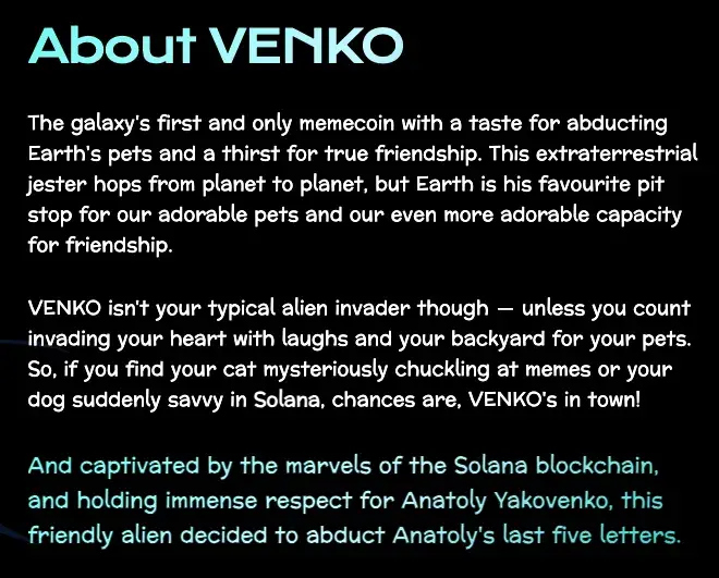 venko токен
