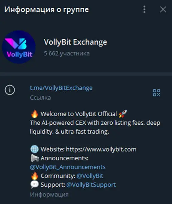 vollybit биржа