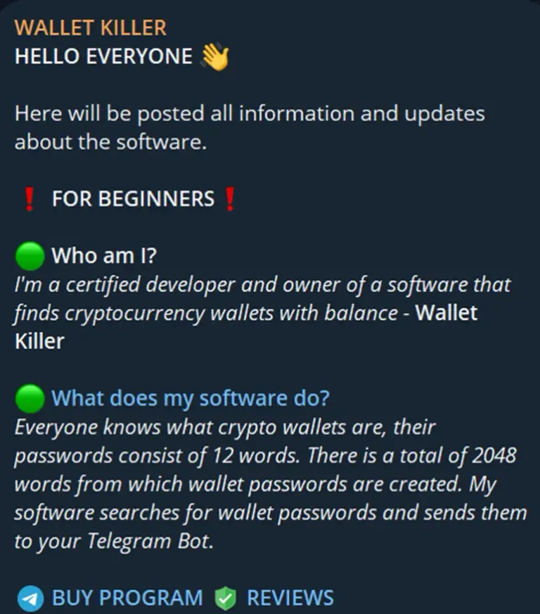 wallet killer