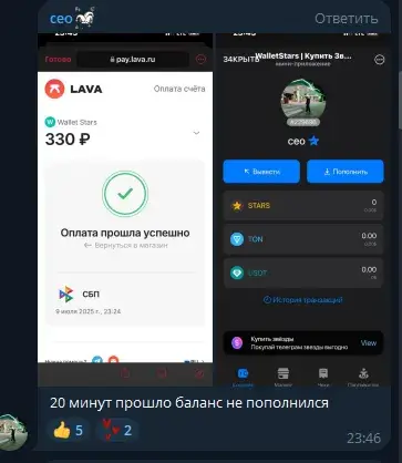 wallet stars скам