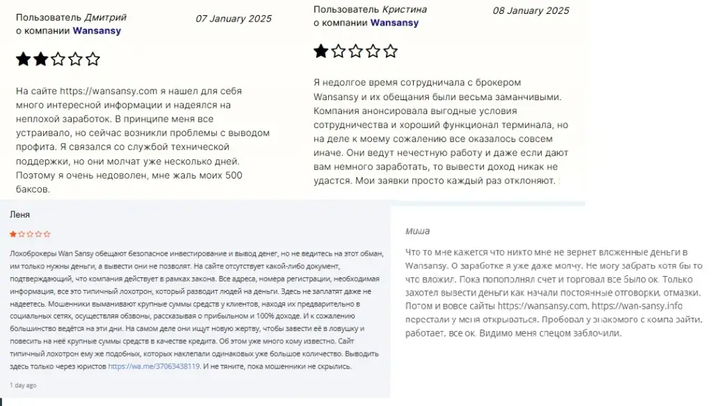 wan sansy info крипта