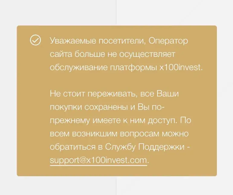 x100 инвест