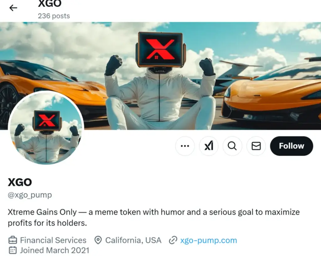 монета xgo