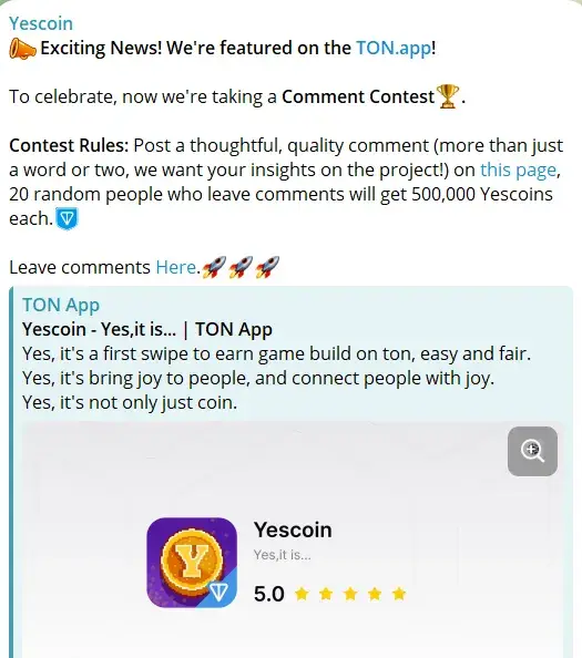 yes coin бот yes coin бот