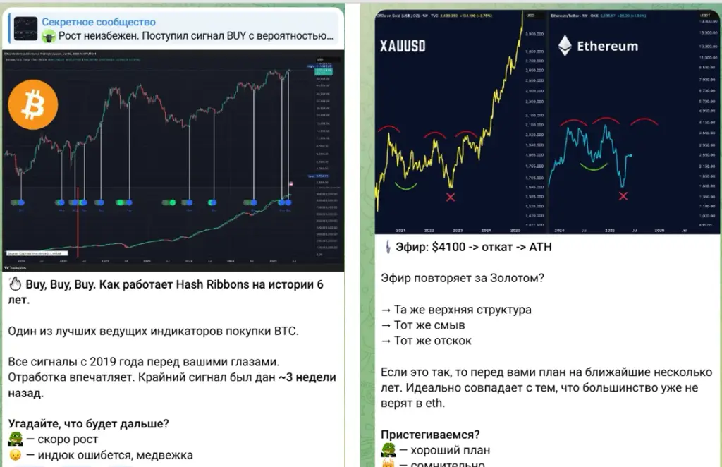 секретное сообщество телеграм
