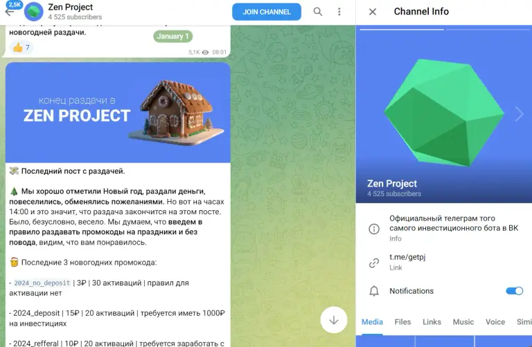 zen project инвестиции